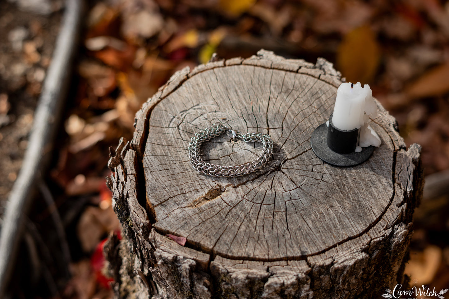 SISYPHE | Chainmail stainless steel Bracelet with Persian pattern