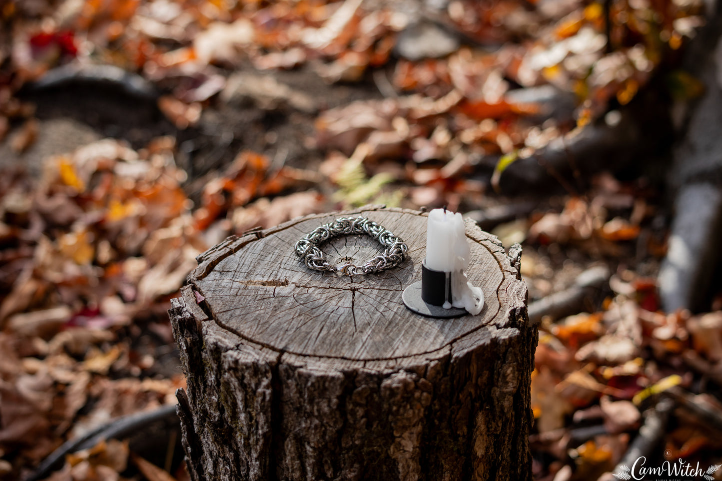BJÖRN | Chainmail stainless steel bracelet with byzantin pattern