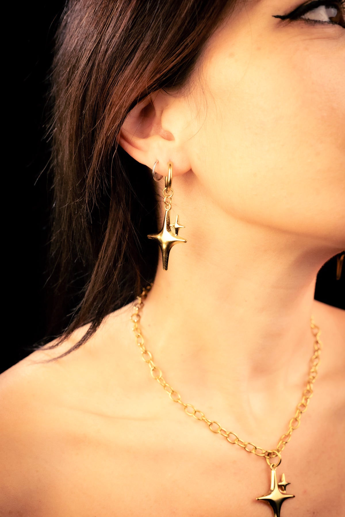 ASTRA | Gold Supernova Earrings