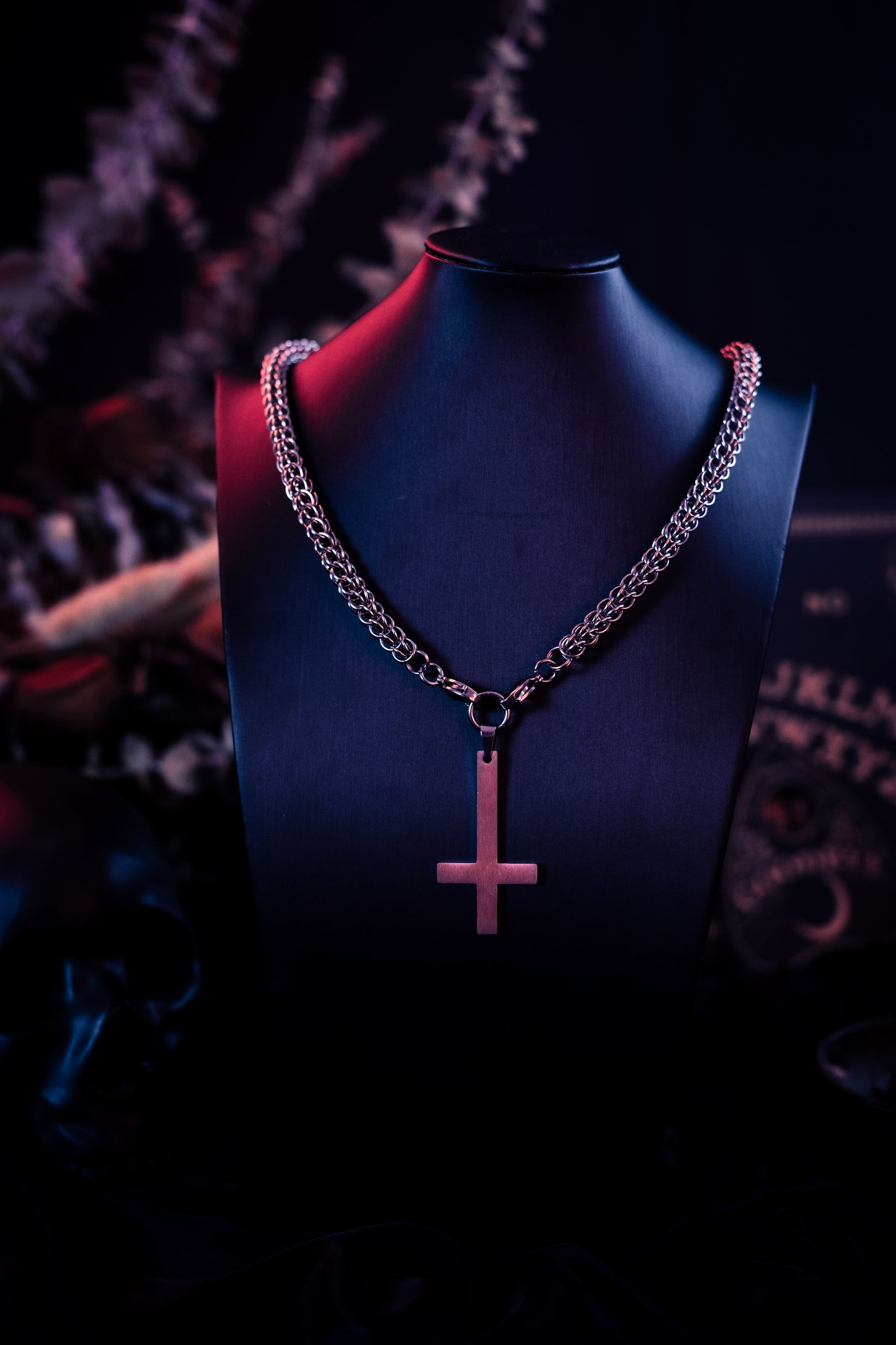 HADÈS | Chainmail back-drop necklace