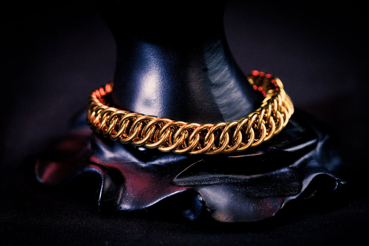 SAMAËL | Gold Chainmail Bracelet