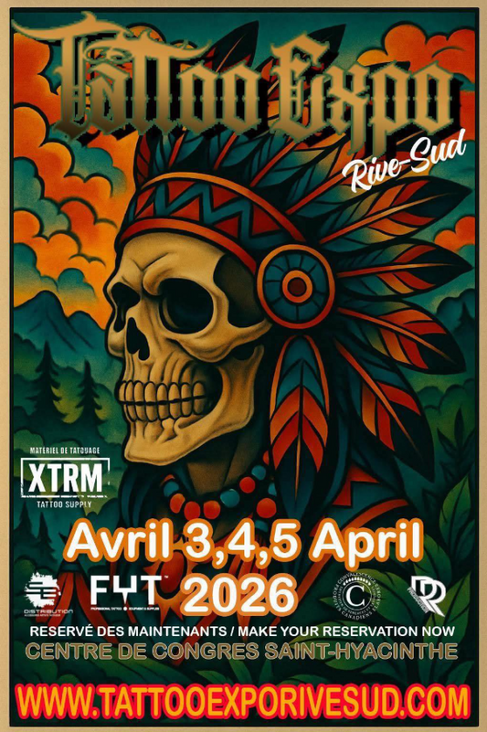 Tattoo Expo Rive Sud - April 3-5, 2026