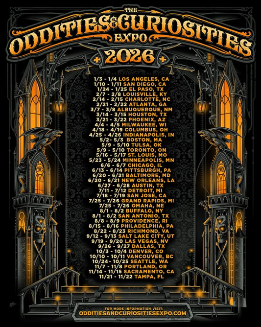 Oddities & Curiosities Expo, May 9-10, 2026