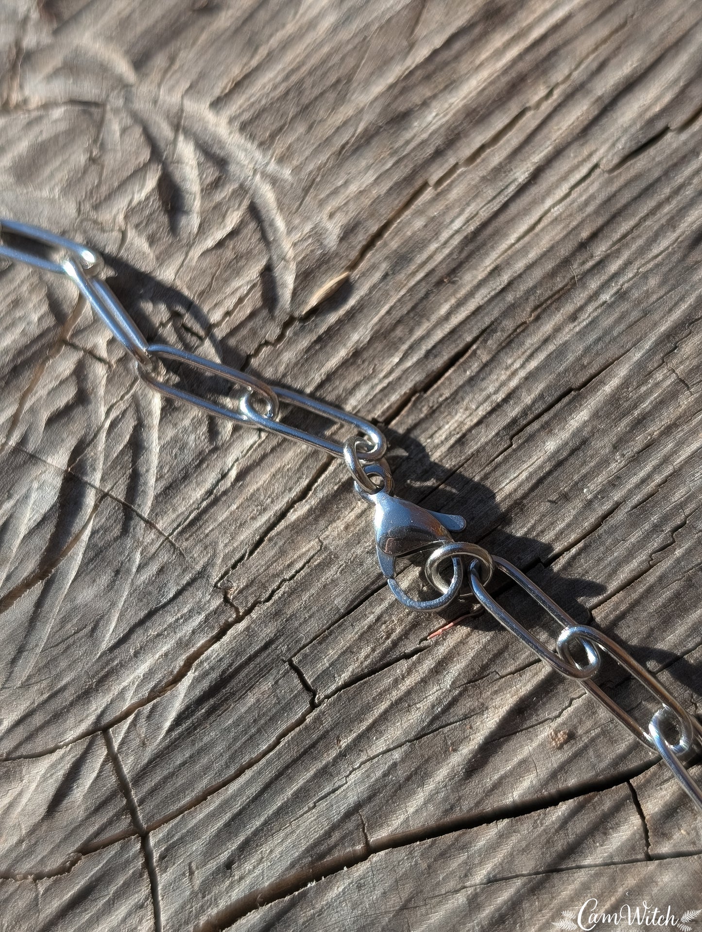 LOKI | Chainmail stainless steel necklace with spider web charm