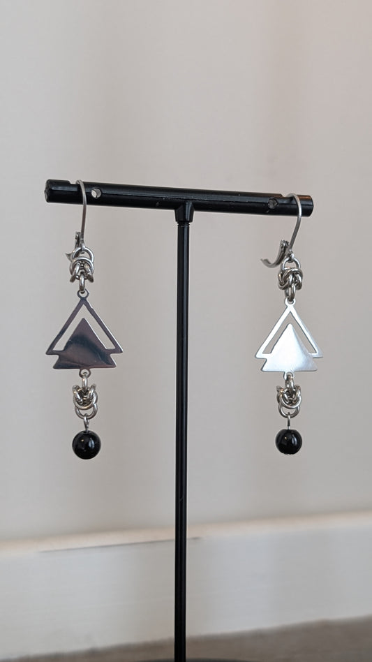 ELEMENT | AIR Chainmail Earrings image 0