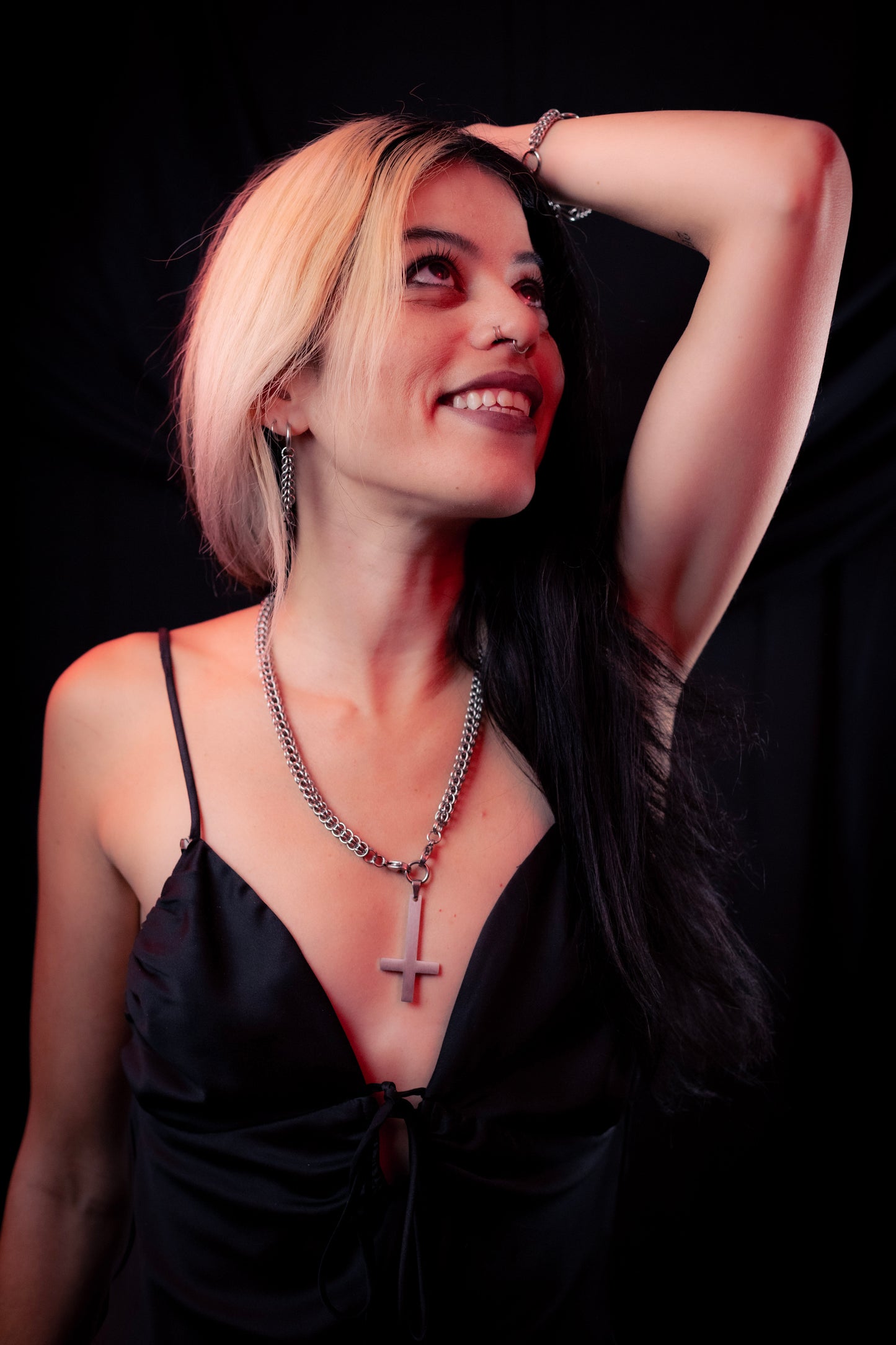 HADÈS | Chainmail back-drop necklace