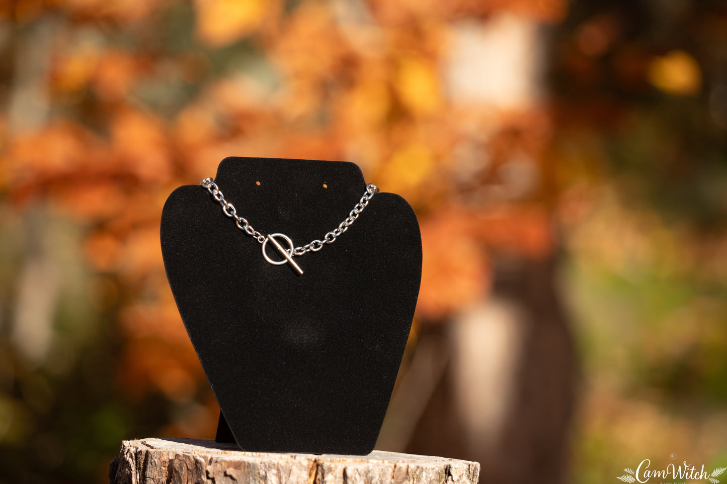 SAMAËL | Chainmail stainless steel necklace with ring