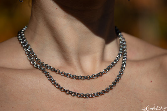FREYJA | Chainmail stainless steel necklace