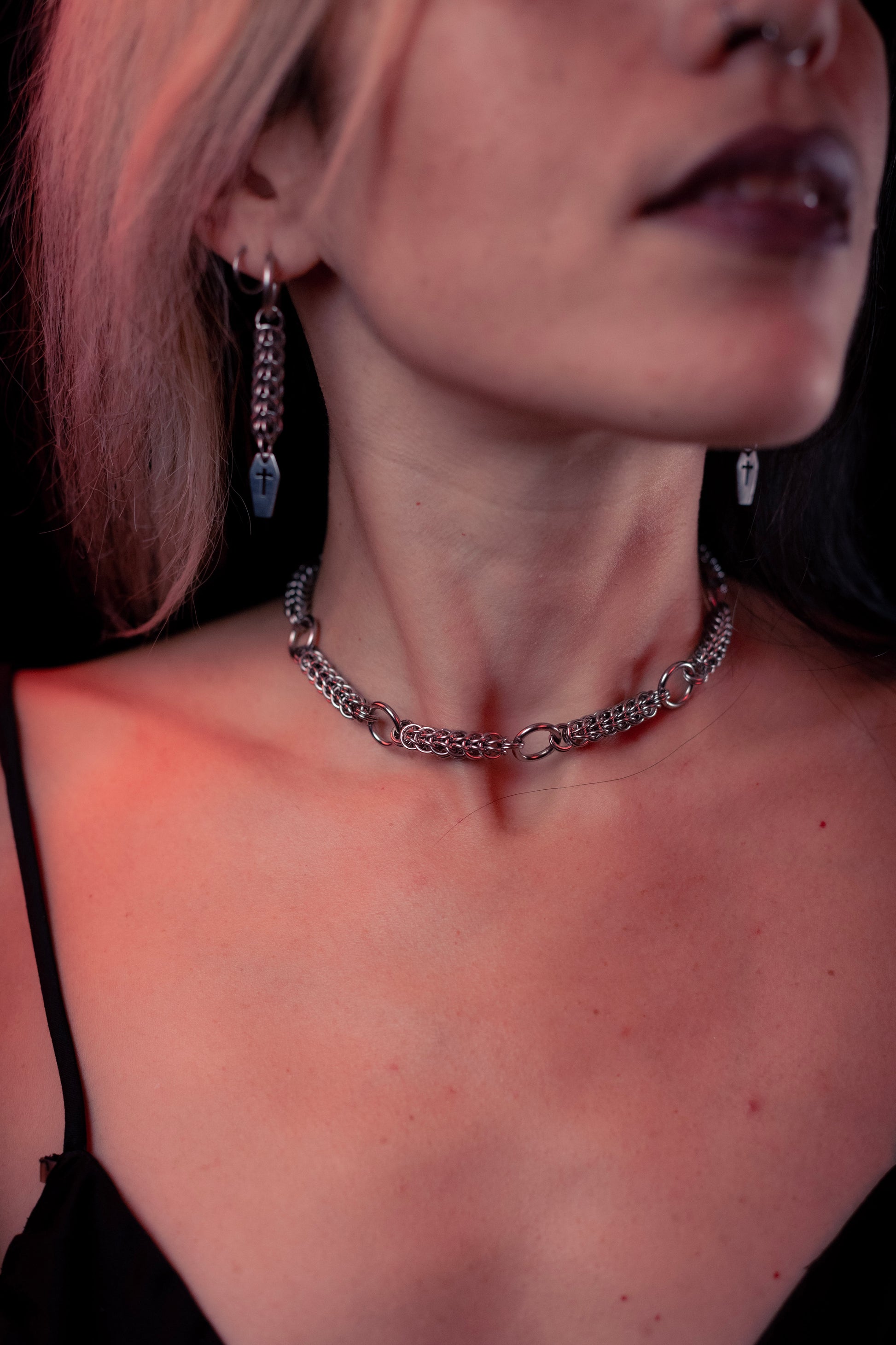 HADÈS | Stainless steel chainmail choker