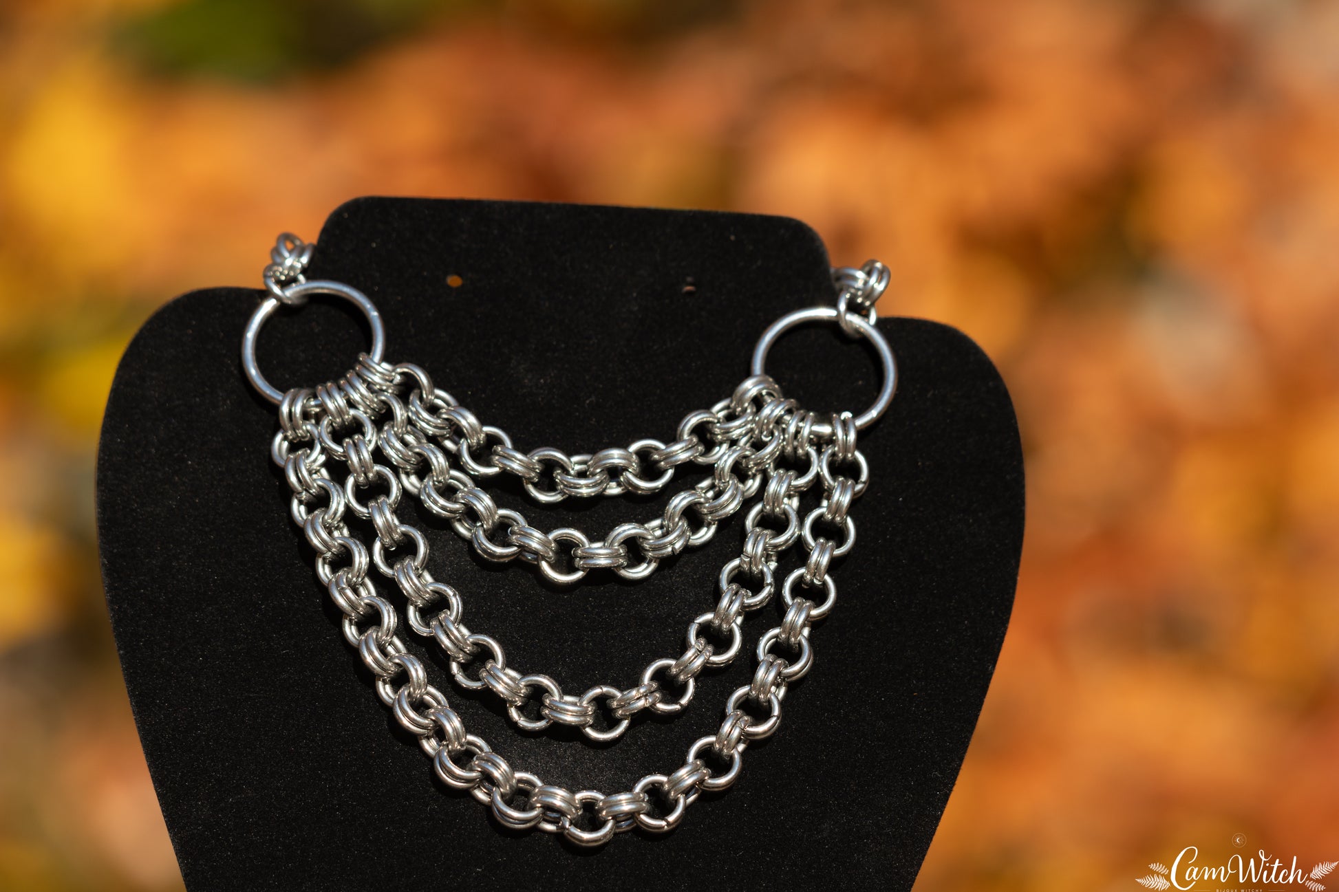 ATHENA | Chainmail stainless steel necklace