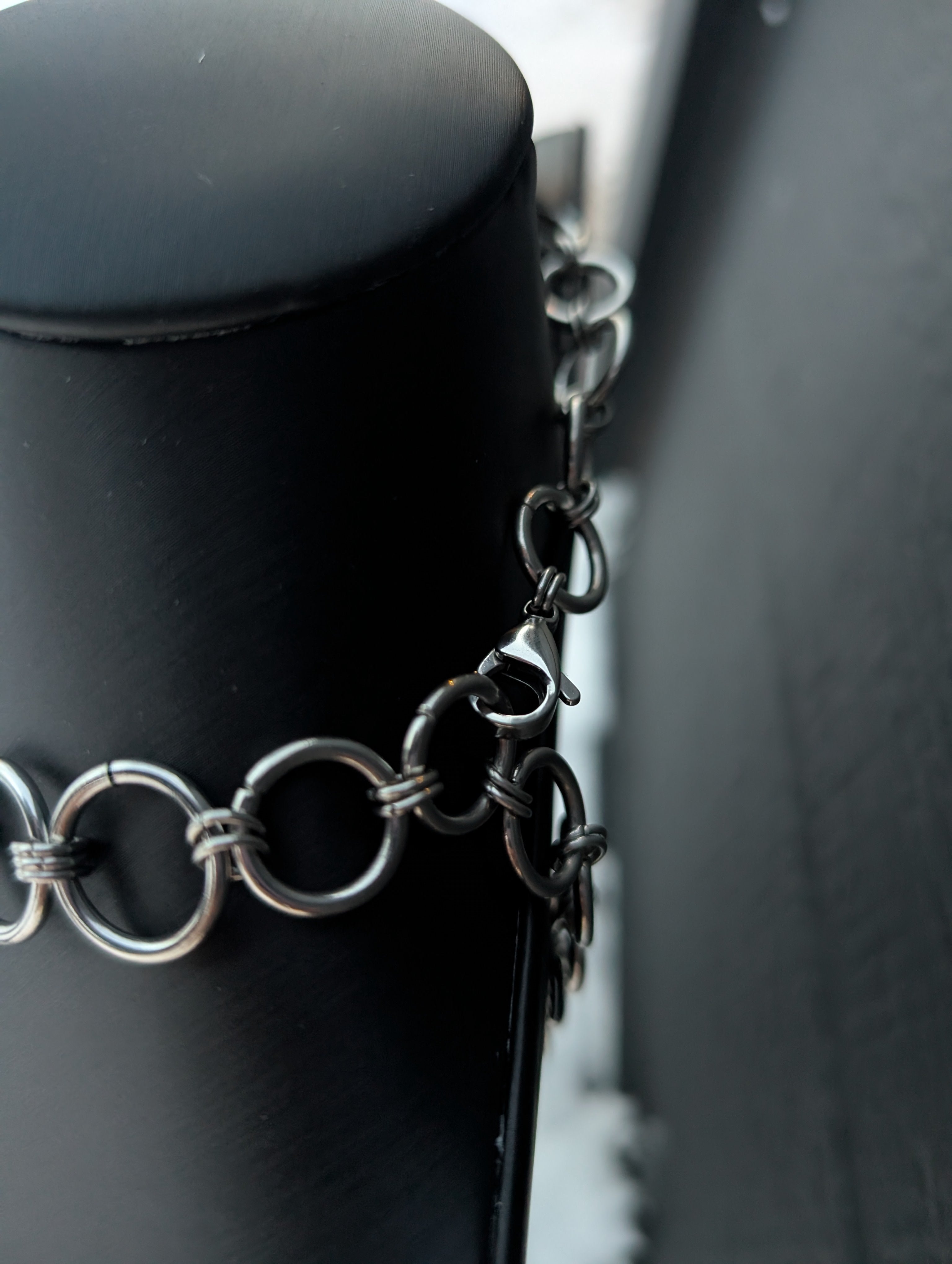 HEL | Chainmail Necklace | CamWitch | Stainless Steel Jewelry