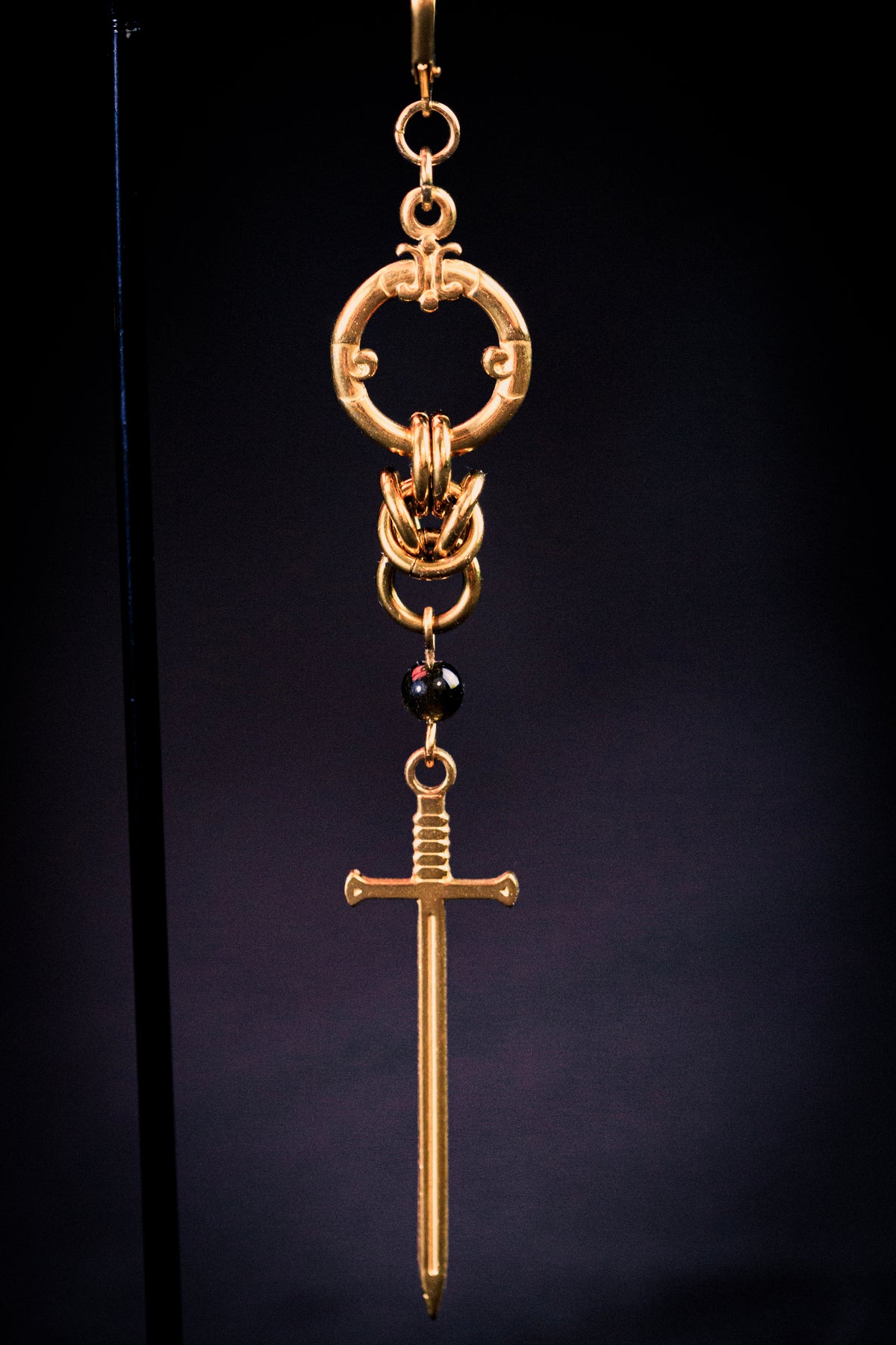 ARYA | Gold Chainmail Earrings