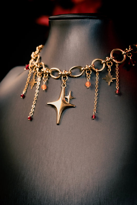 ASTRA | Gold Chainmail Necklace