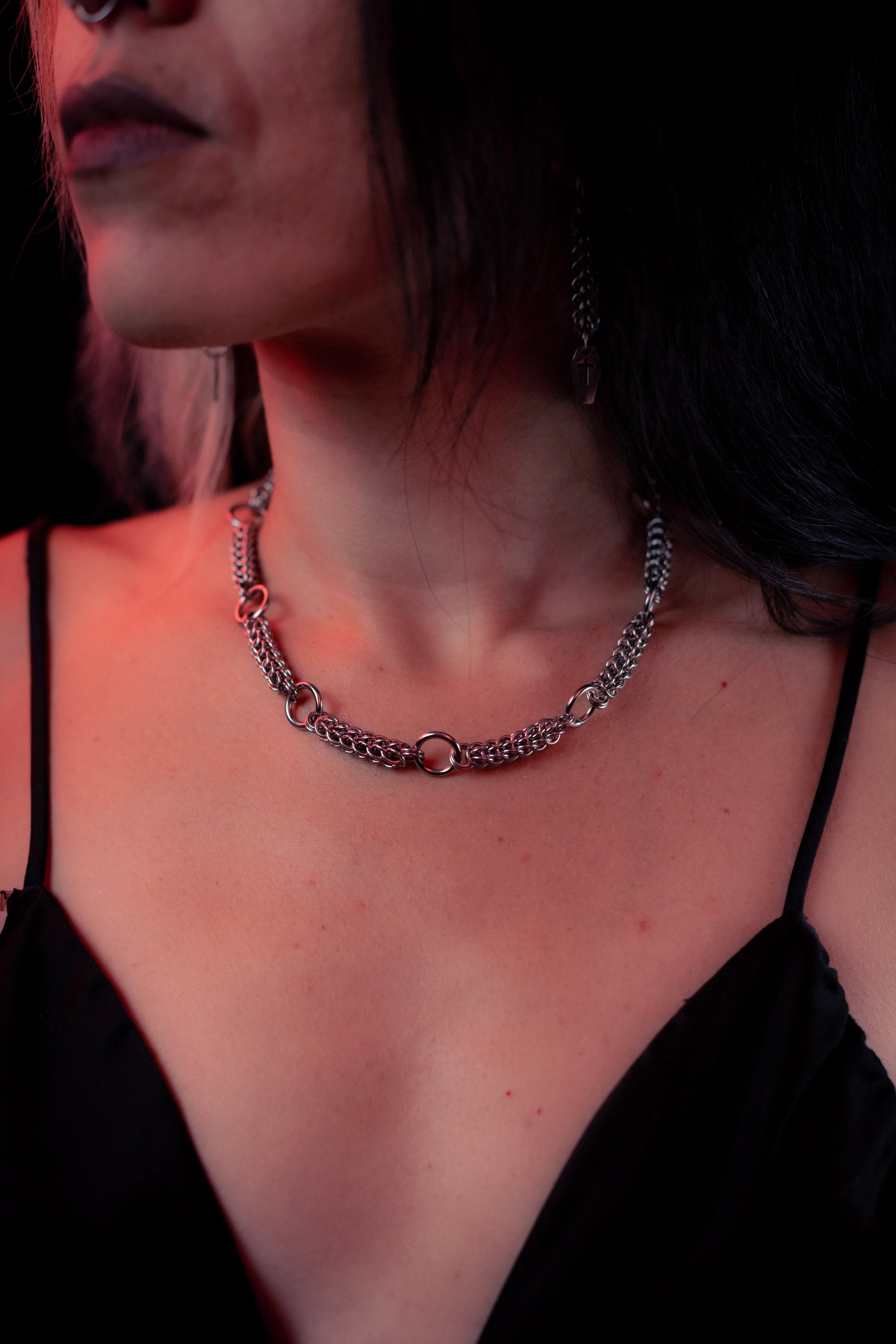 HADÈS | Stainless steel chainmail choker
