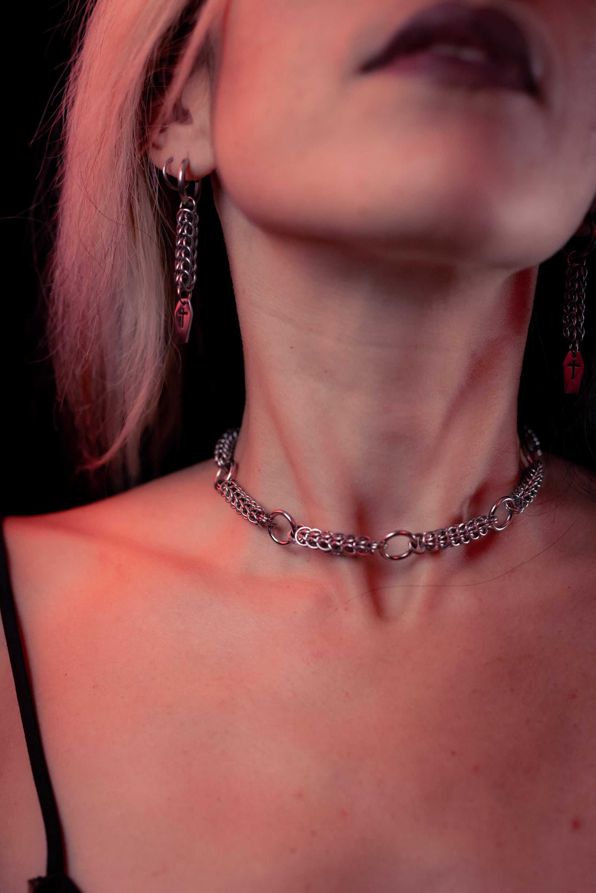 HADÈS | Stainless steel chainmail choker