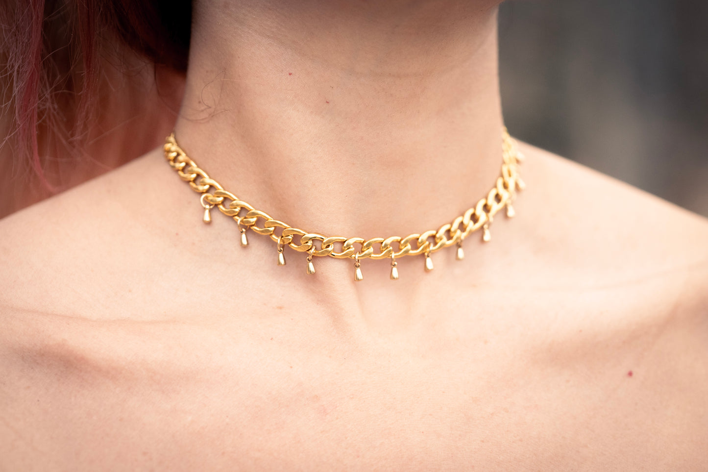 ECLIPSE | Chainmail Choker, CamWitch handmade gothic chainmail chokerstainless steel Canada