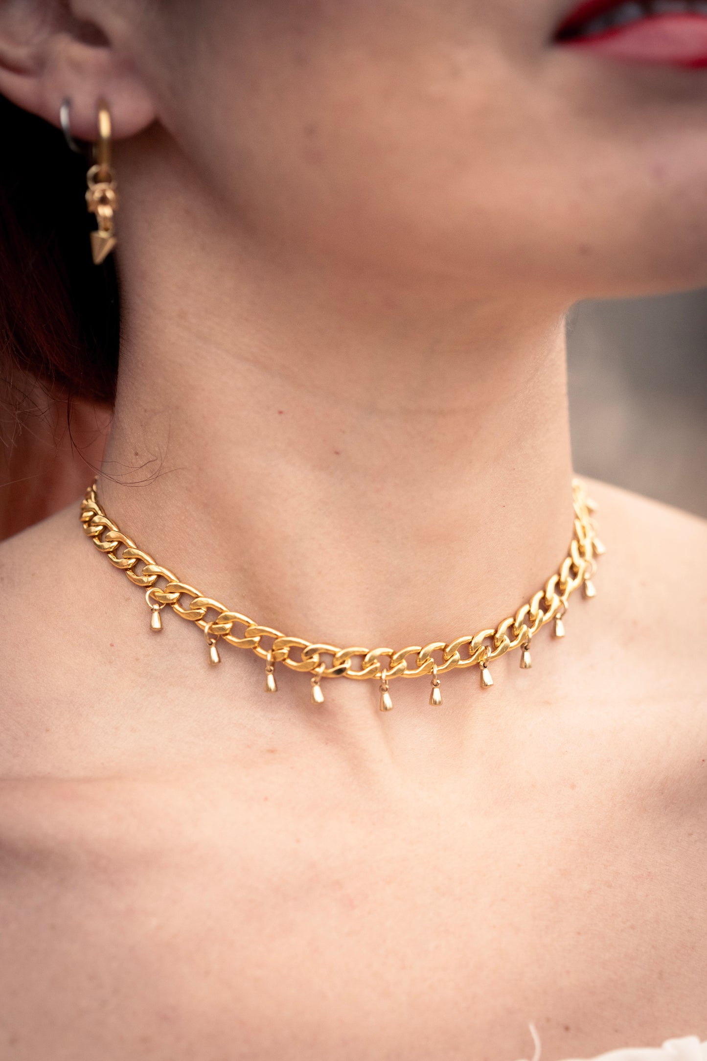 ECLIPSE | Chainmail Choker, CamWitch handmade gothic chainmail chokerstainless steel Canada