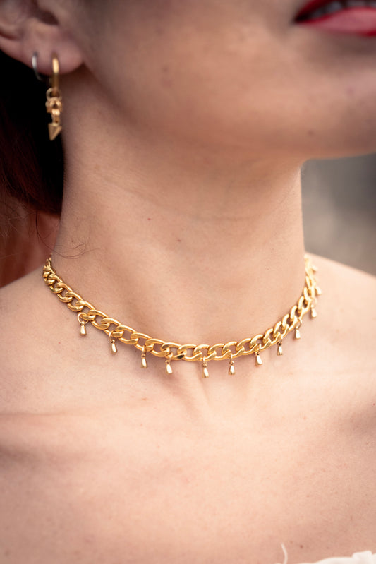ECLIPSE | Chainmail Choker, CamWitch handmade gothic chainmail chokerstainless steel Canada
