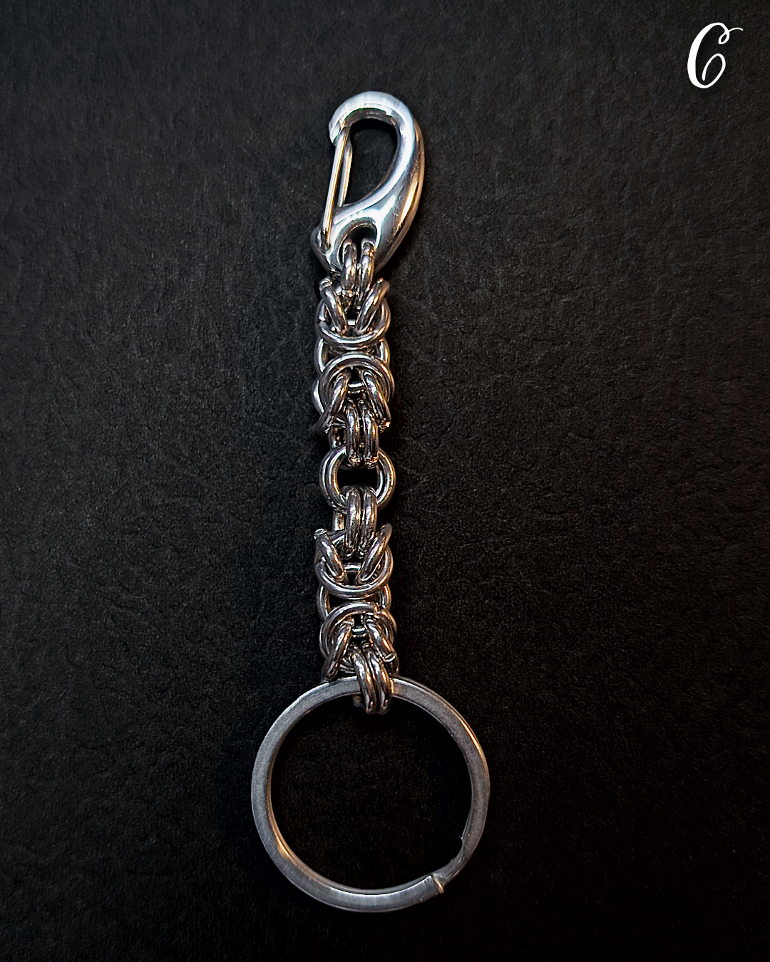SAMAEL | Various Keychain, CamWitch handmade gothic chainmail keychain stainless steel Canada