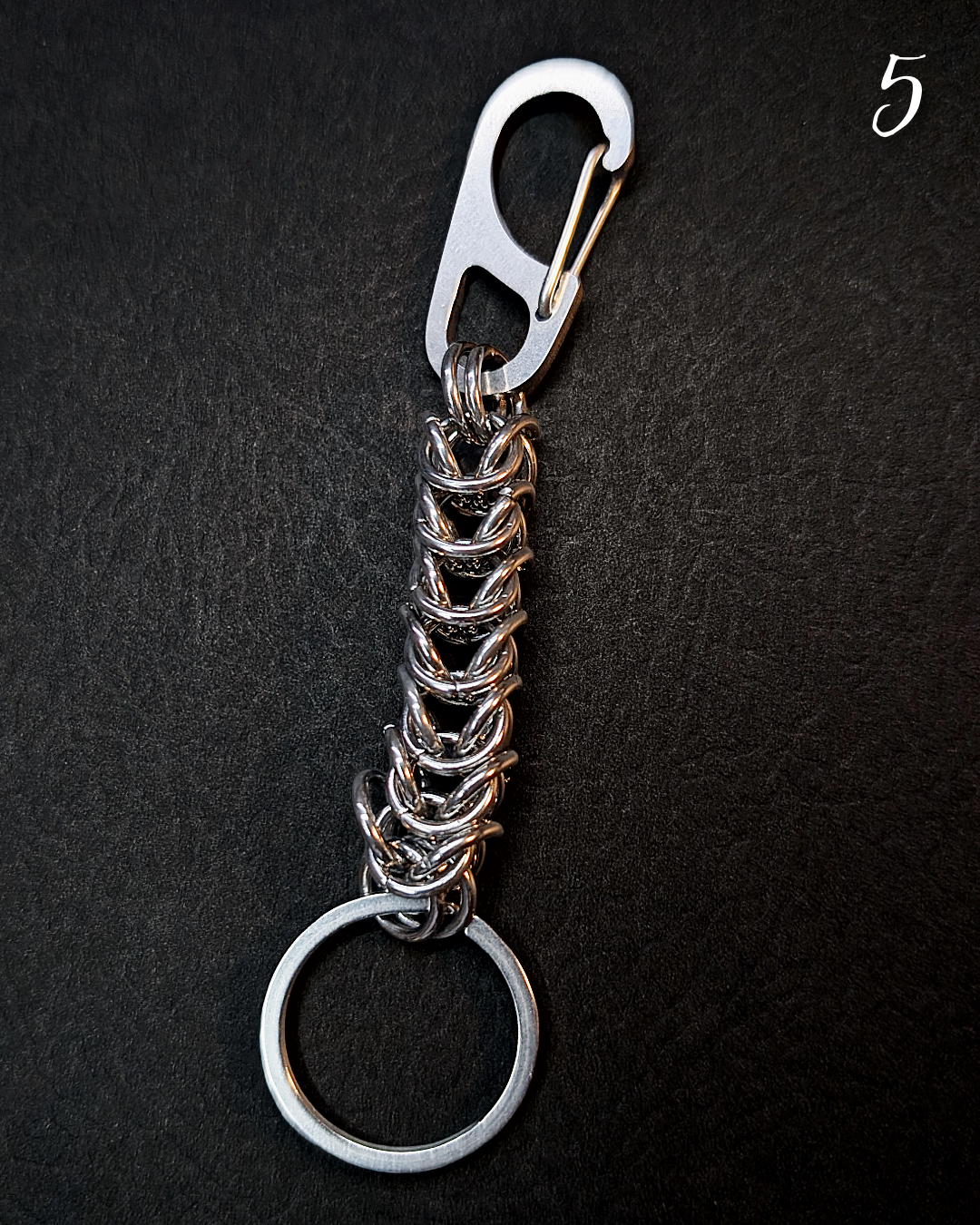 SAMAEL | Various Keychain, CamWitch handmade gothic chainmail keychain stainless steel Canada