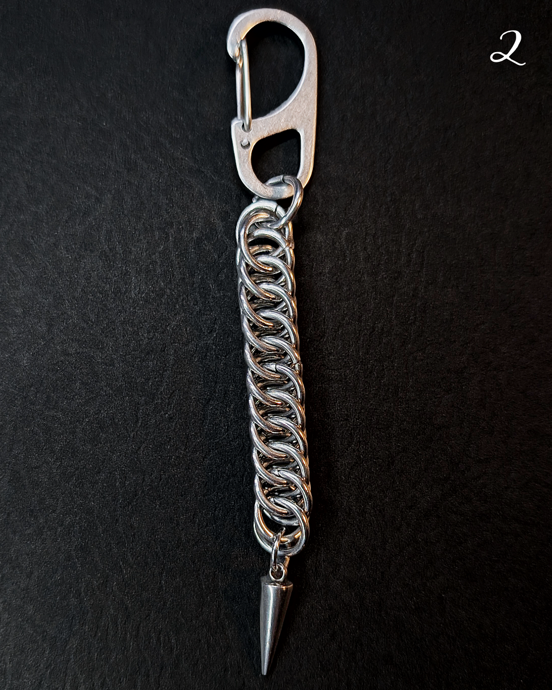 SAMAEL | Various Keychain, CamWitch handmade gothic chainmail keychain stainless steel Canada