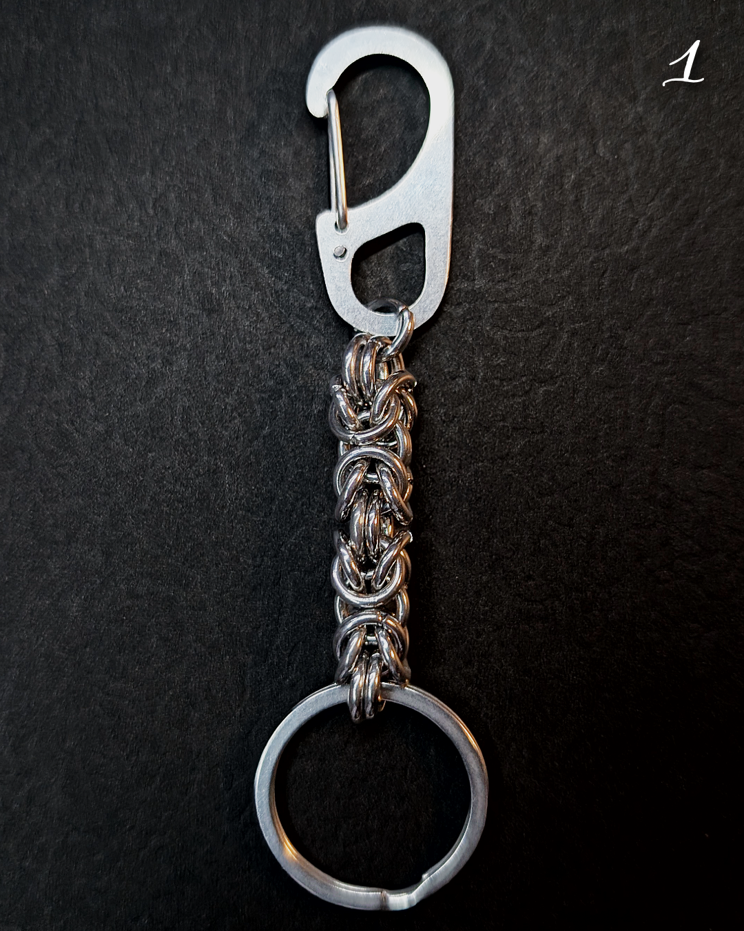 SAMAEL | Various Keychain, CamWitch handmade gothic chainmail keychain stainless steel Canada
