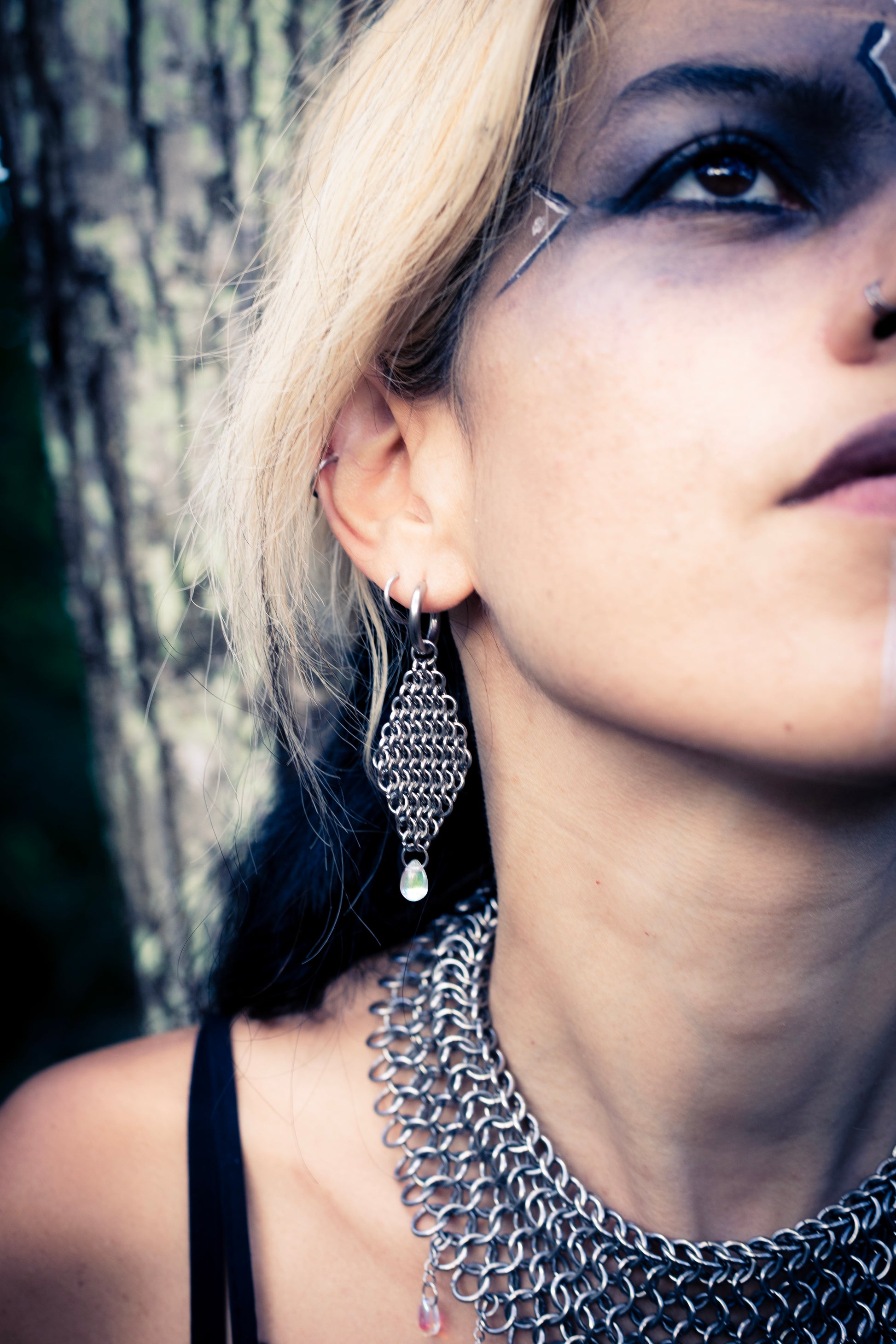 LAGERTHA | Lagertha stainless steel chainmail earrings