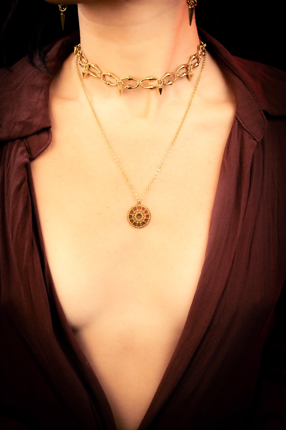 ZODIAC | Collier pendentif doré