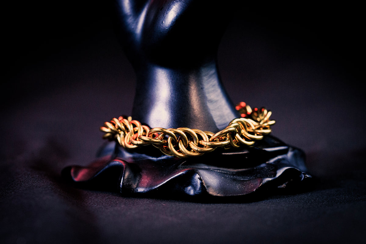 GAÏA | Gold Chainmail Bold Bracelet
