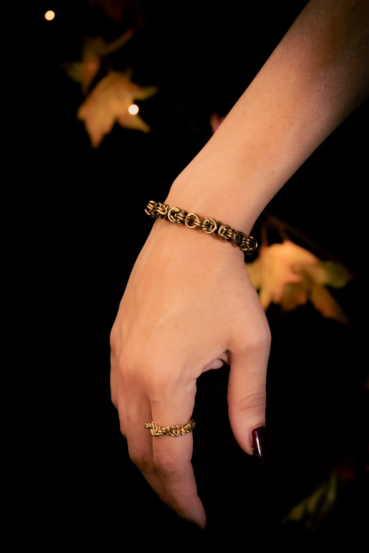 ODIN | Gold Chainmail Bracelet