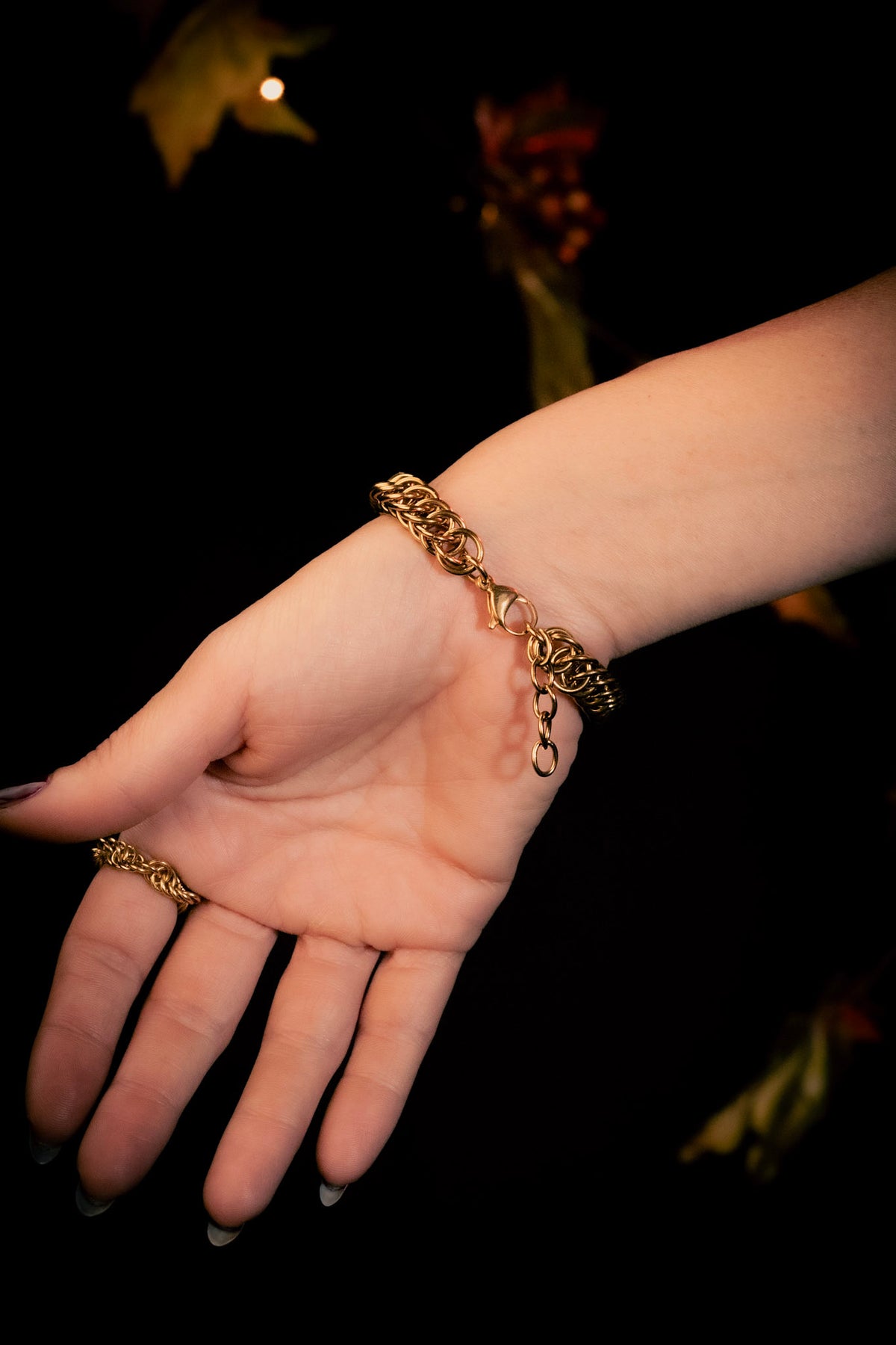 SAMAËL | Gold Chainmail Bracelet