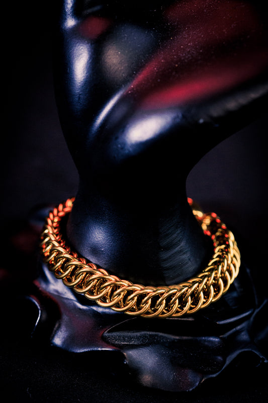SAMAËL | Gold Chainmail Bracelet